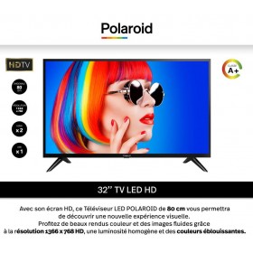 TV LED 32'' HD POLAROID