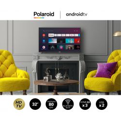 TV ANDROID 32'' HD POLAROID