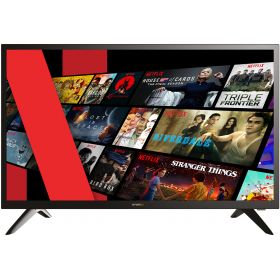 Smart TV 24'' HD Netflix YouTube PrimeVideo Screencast USB HDMI