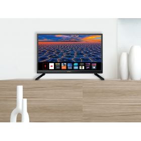 Smart TV 24'' HD Netflix YouTube PrimeVideo Screencast USB HDMI