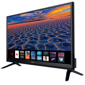Smart TV 24'' HD Netflix YouTube PrimeVideo Screencast USB HDMI