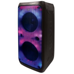 Enceinte high power party boxBluetooth sur batterie avec jeux de lumières 400Watts