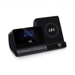 Station radio réveil DAB+ numérique Bluetooth charge sans fil à induction