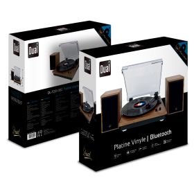 Platine vinyle tout-en-un Bluetooth outhaut parleurs stéréos 20w