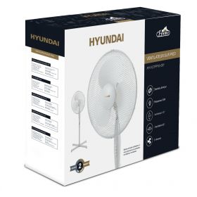 Ventilateur sur pied 16'' blanc 50W 50W - Blanc