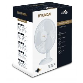 Ventilateur de table 12'' blanc 40W