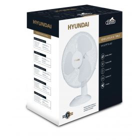 Ventilateur de table 16'' blanc 50W 112 Blanc