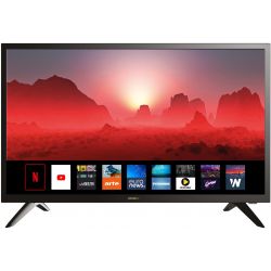 Smart TV 24'' HD Netflix YouTube PrimeVideo Screencast USB HDMI