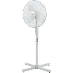 Ventilateur sur pied 16'' blanc 50W 50W - Blanc