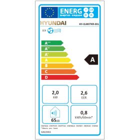 Climatiseur mobile 7000 BTU auto-évaporation Affichage LED - télécommande