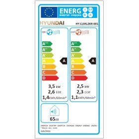 Climatiseur mobile reversible 12000 BTU auto-évaporation Affichage LED - télécommande