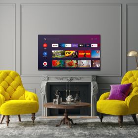 Android TV 43'' 4K Ultra HDGoogle Assistant et NetflixYouTube Chromecast