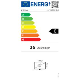 TV 32'' HD LED avec triple tuner USB et HDMI sortie casque