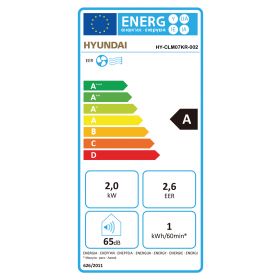 Climatiseur mobile HYUNDAI 7000 BTU - Classe A - Système à auto-évaporation