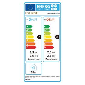 Climatiseur mobile HYUNDAI 12000 BTU - Classe A - Système à auto-évaporation