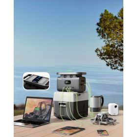 Station Electrique Portable INFINITY 1500, 1512Wh, Générateur Solaire, Charge rapide de 0 à 80% en 1h, 12 sorties, Batterie pour