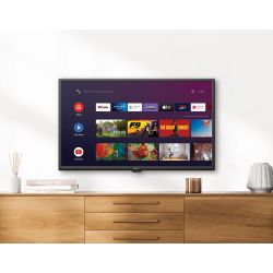 Android TV 32'' HDGoogle Play Netflix YouTube avec Chromecast