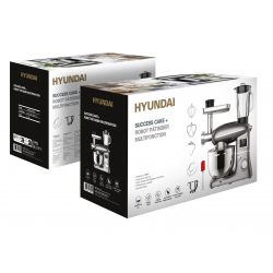 HYUNDAI Robot Pâtissier Success Cake 1500W 6.2L avec Blender et Hachoir multifonction