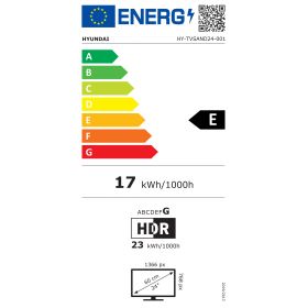 HYUNDAI - TV SMART Android 24''- SMART Android NETLIFX 