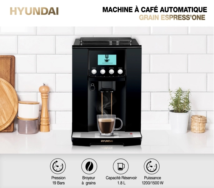 Machine à café expresso Espress'one  sur un plande travail dans une cuisine